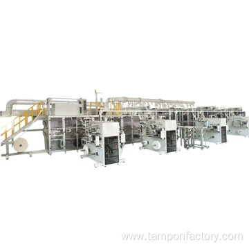 High efficiency diaper making machine